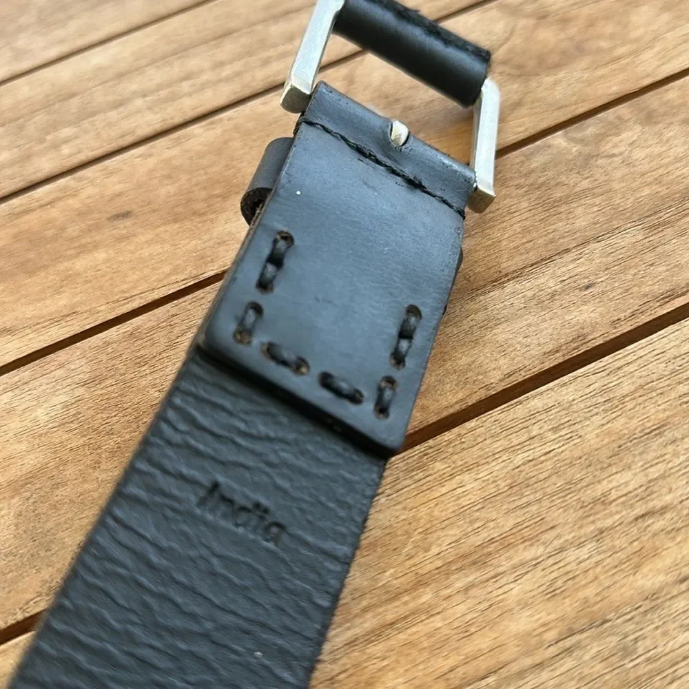 Timberland Black Leather Men’s Belt 44